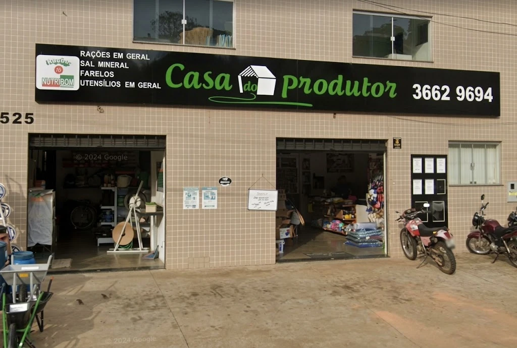 Fachada da Casa do Produtor em Araxá